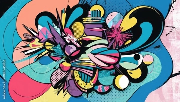 Fototapeta abstract colorful background