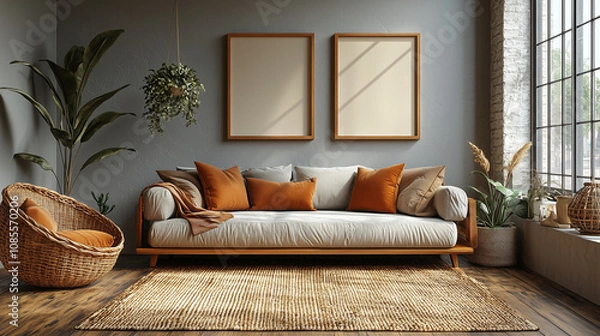 Obraz Cozy Living Room Interior Design 