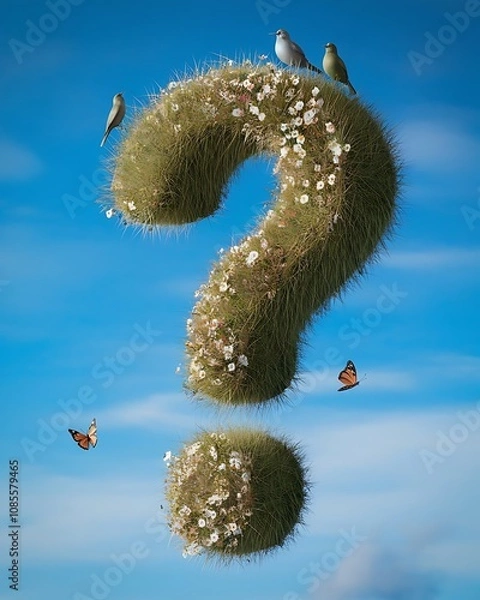 Fototapeta question mark and exclamation mark