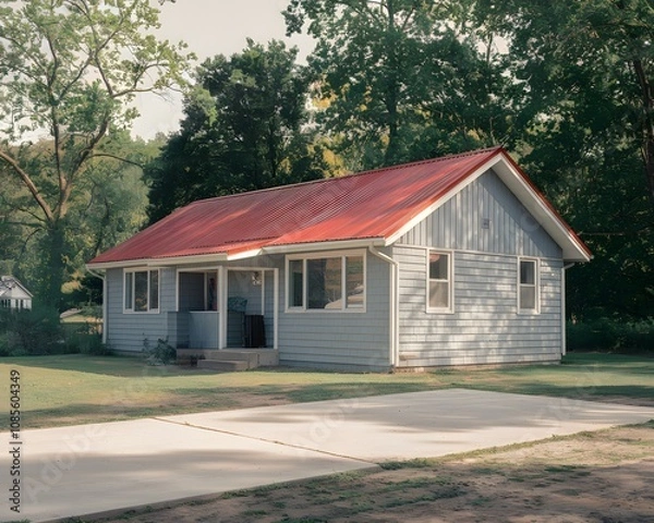 Fototapeta Mockup of a house 