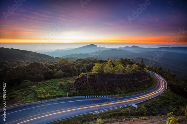 Obraz The road into the forest