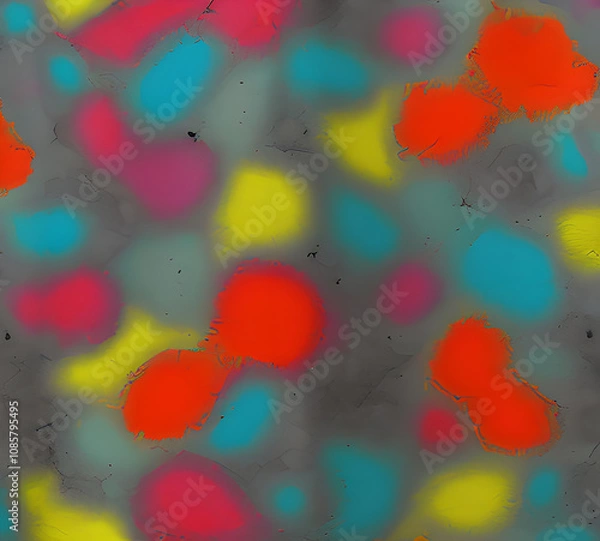 Obraz Abstract neon background color led artificial intelligence, bright colorful splashes, modern futuristic texture, canvas for background, Generative AI