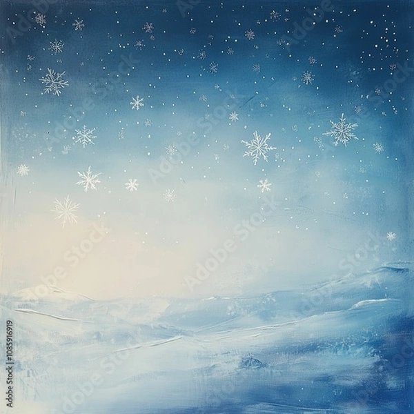 Fototapeta can be used as a backdrop for snowflake and winter themed photoshoots