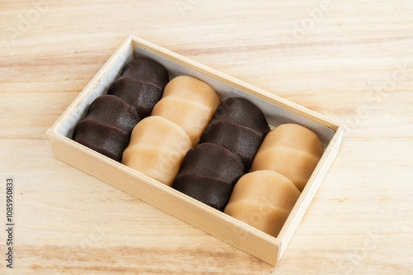 Fototapeta 箱入りのあんころ餅