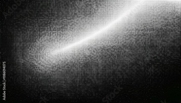 Fototapeta monochrome halftone dot pattern abstract background