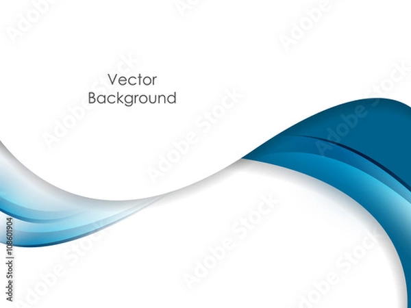 Fototapeta vector background, wavy lines