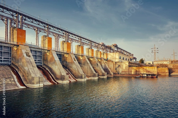 Obraz electro hydro plant