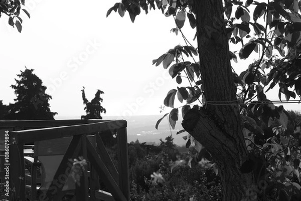 Obraz Sunset on the Balcony