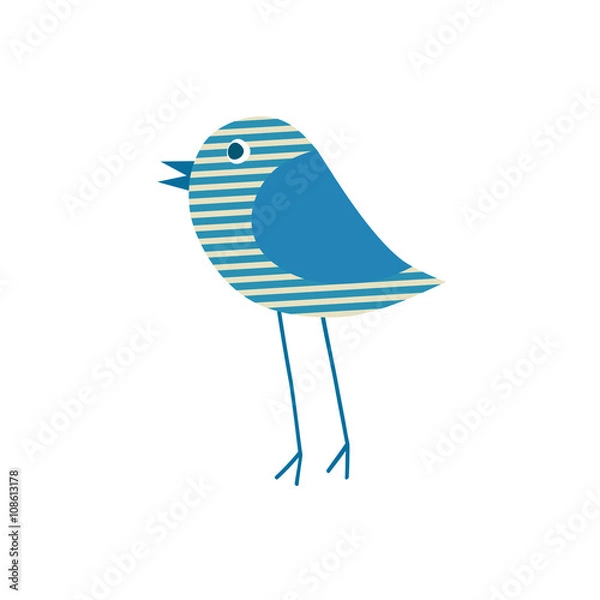Obraz Stock Vector Illustration.
Bluebird.
