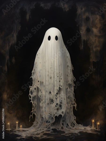 Obraz Spooky halloween ghost