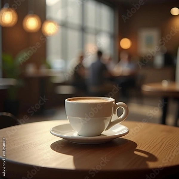 Fototapeta coffee in cafe