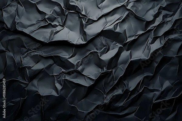 Fototapeta crumpled paper background. Generative AI