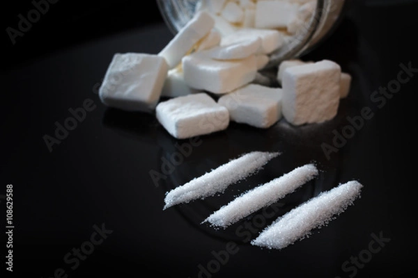 Obraz Uzależnienie od cukru