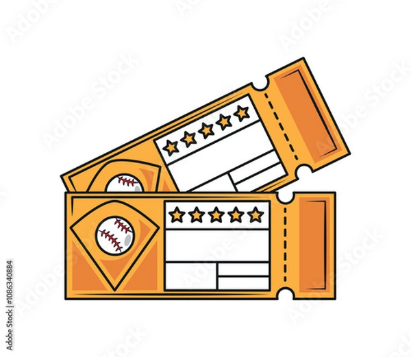 Obraz baseball championship tickets