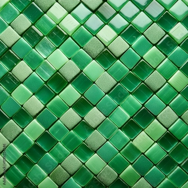 Fototapeta abstract green ceramic background