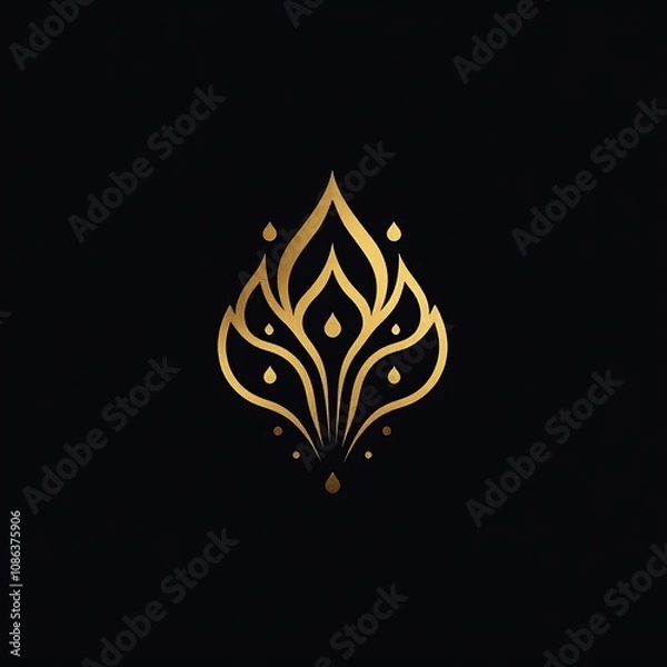 Obraz Yoga Silhouette with Cosmic Background