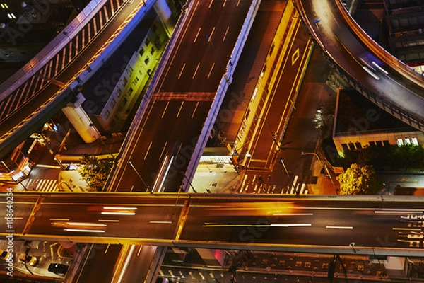 Fototapeta 都会の夜景