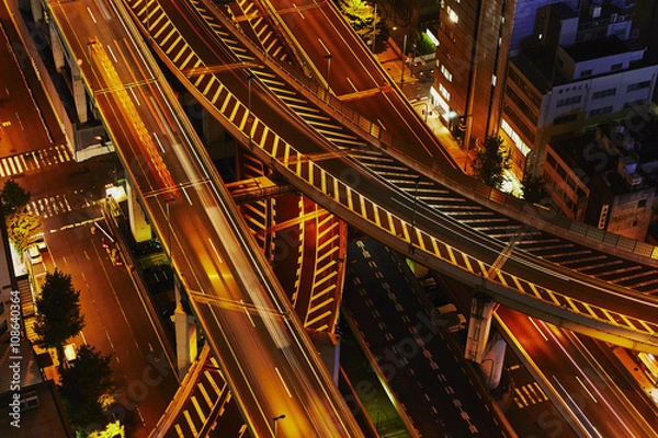 Fototapeta 都会の夜景