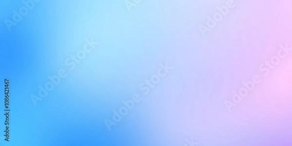 Fototapeta Abstract Blue Gradient Smooth Background, subtle color gradations, gradient transition, calming effects