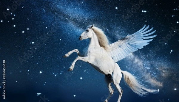 Fototapeta 飛んでいるペガサス
