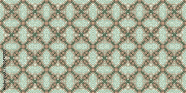 Obraz Seamless abstract pattern. The texture is abstract. Abstract endless symmetrical background