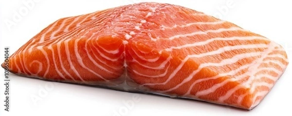 Fototapeta Fresh, high-quality salmon fillet showcasing vibrant colors and delicate textures, perfect for culinary presentations and delicious recipes.