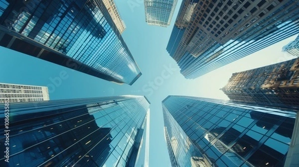 Fototapeta Skyscrapers Reaching for the Sky