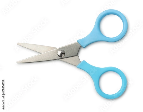Fototapeta Blue scissors