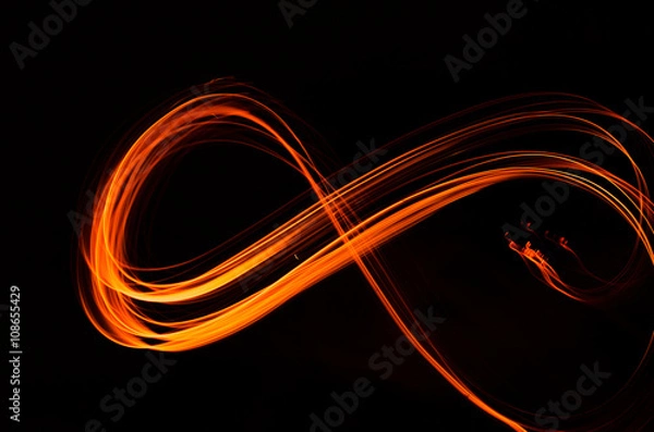 Obraz nieskończoność ognia