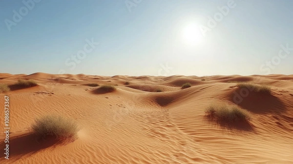 Obraz An HDRi of a desert environment