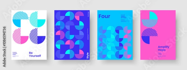 Fototapeta Creative Business Presentation Template. Isolated Banner Design. Geometric Flyer Layout. Brochure. Background. Book Cover. Report. Poster. Pamphlet. Advertising. Notebook. Leaflet. Newsletter