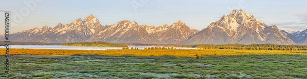 Obraz The Tetons from Jackson Lake Lodge