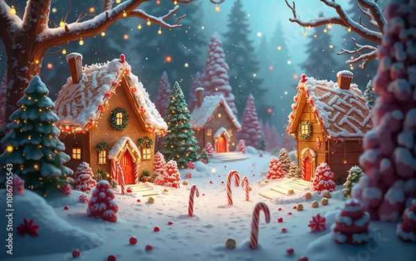 Obraz Christmas Gingerbread House