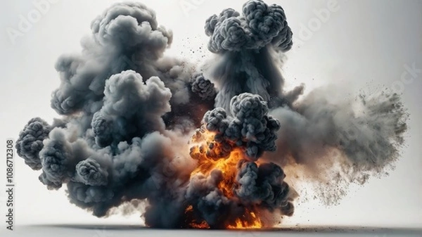 Obraz Rising Smoke Explosion
