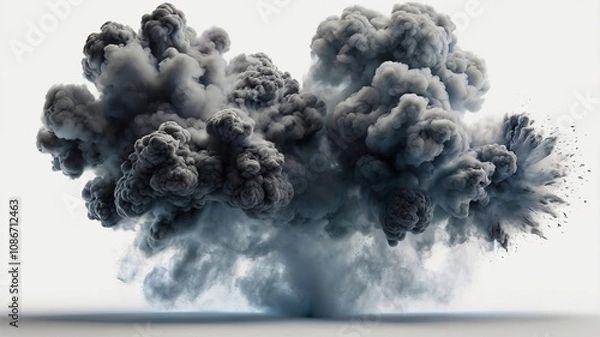 Obraz Rising Smoke Explosion