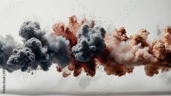 Obraz Rising Smoke Explosion