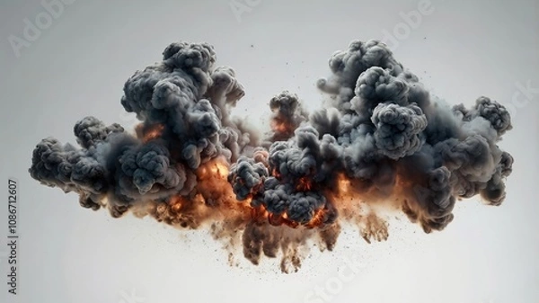 Obraz Rising Smoke Explosion