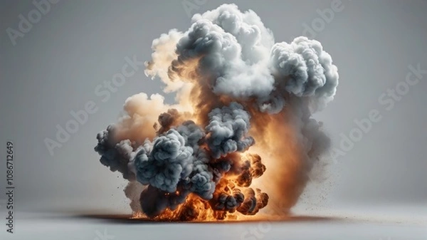 Obraz Rising Smoke Explosion