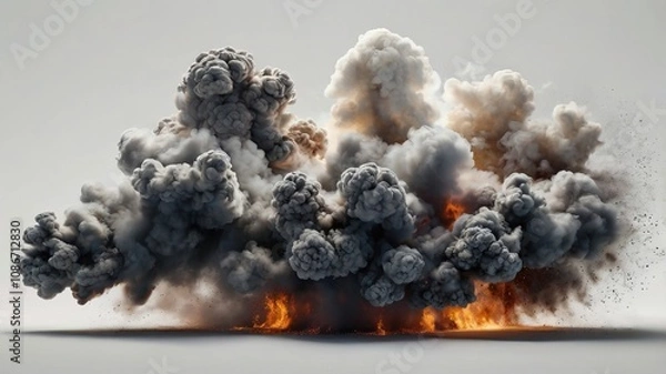 Obraz Rising Smoke Explosion
