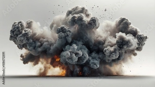 Obraz Rising Smoke Explosion