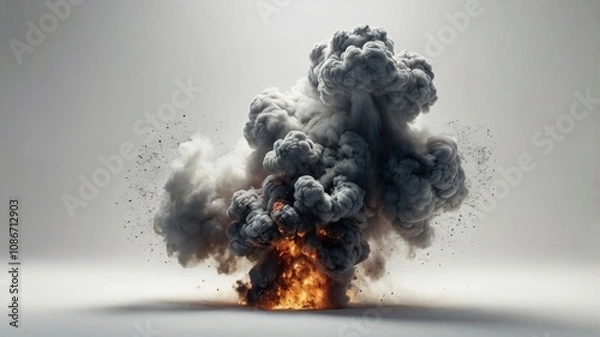 Obraz Rising Smoke Explosion