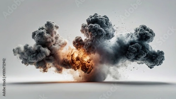 Obraz Rising Smoke Explosion