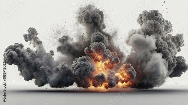 Obraz Rising Smoke Explosion