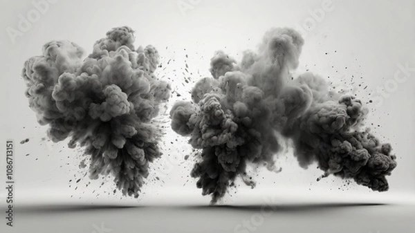 Obraz Rising Smoke Explosion