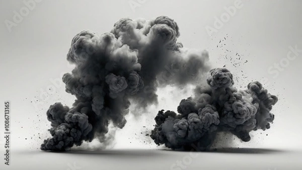 Obraz Rising Smoke Explosion