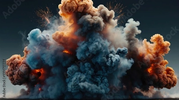 Obraz Rising Smoke Explosion