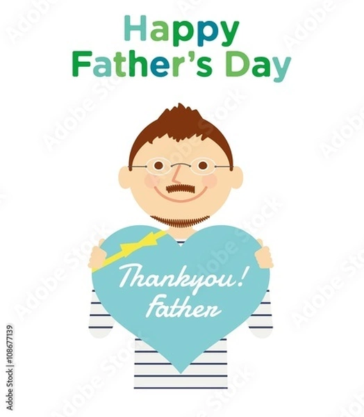 Fototapeta 父　お祝い　父の日