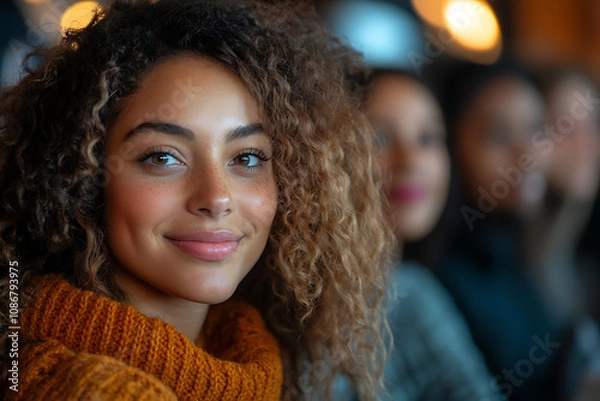 Obraz A diverse team of employees celebrating the hiring of a new team member, creating a welcoming and positive atmosphere in a bright office.
Keywords
Копировать код
