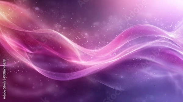 Fototapeta Abstract Purple and Pink Wave Background