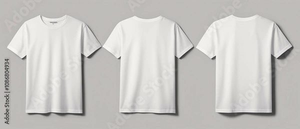Obraz white t shirt template
